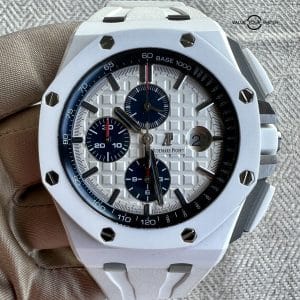 Audemars Piguet White Ceramic Royal Oak Offshore 44mm 26402cb