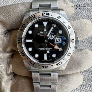 Rolex Explorer II Men’s Black Watch Box and Papers Dated 2021 – 216570