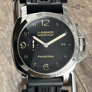 Panerai Luminor Marina 1950 3 Days Black Sandwich Dial PAM 359 Full Set