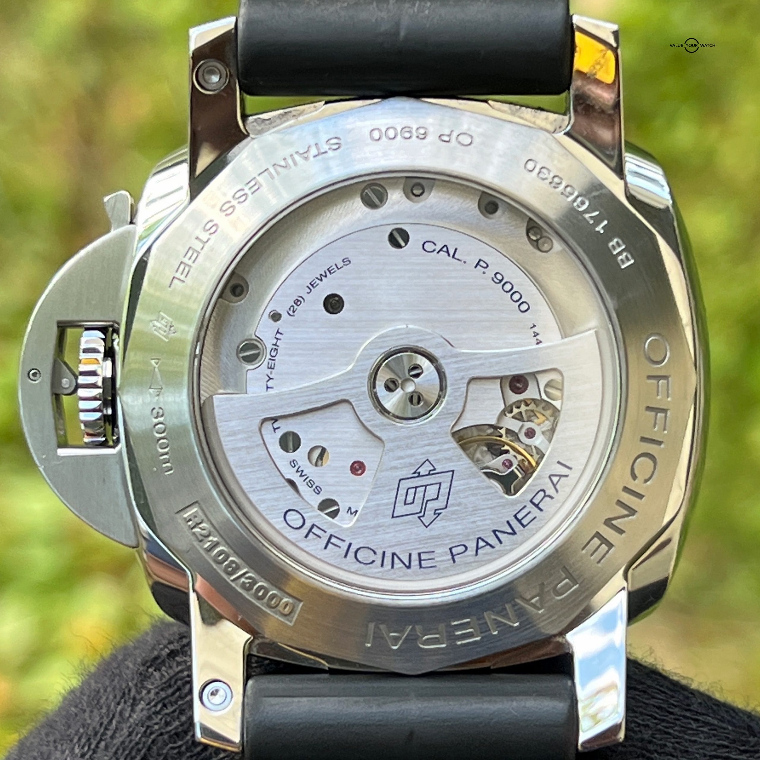 Panerai Luminor Marina 1950 3 Days Black Sandwich Dial PAM 359 Full Set - Image 4