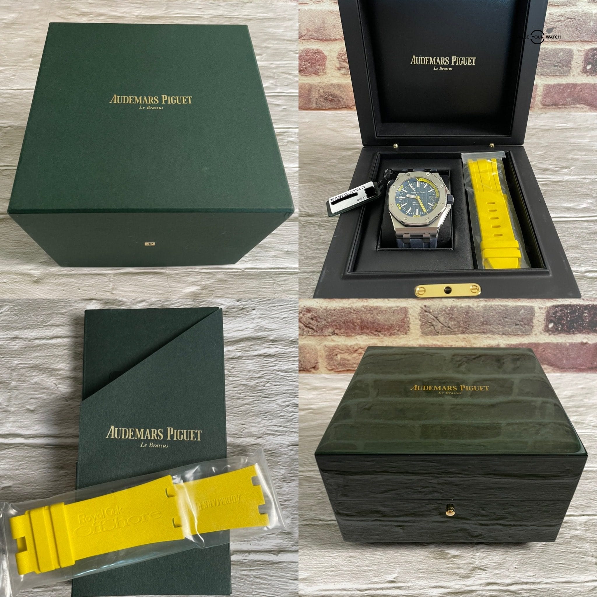 Audemars Piguet Royal Oak Offshore Diver 42mm Blue Yellow - 2019 Full Set Under Warranty! - Image 10