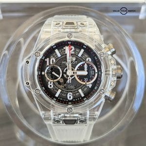 Hublot Big Bang Unico Sapphire 45mm Clear Sapphire Case, Box, Mint 69,000 MSRP
