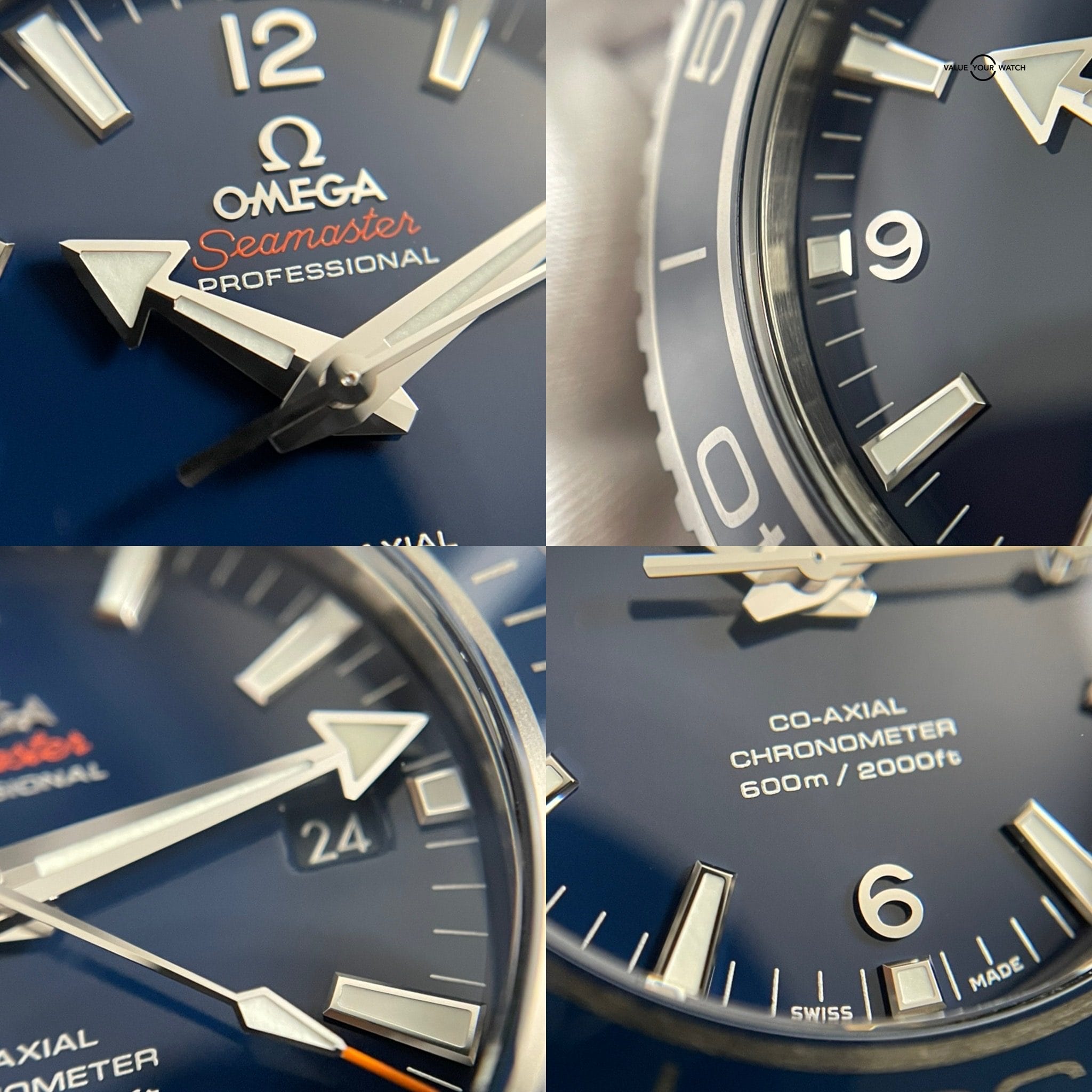 Omega Seamaster Planet Ocean 600M Blue Titanium 45.5mm – 232.90.46.21.03.001 – Box & Papers + Extra Strap! - Image 7