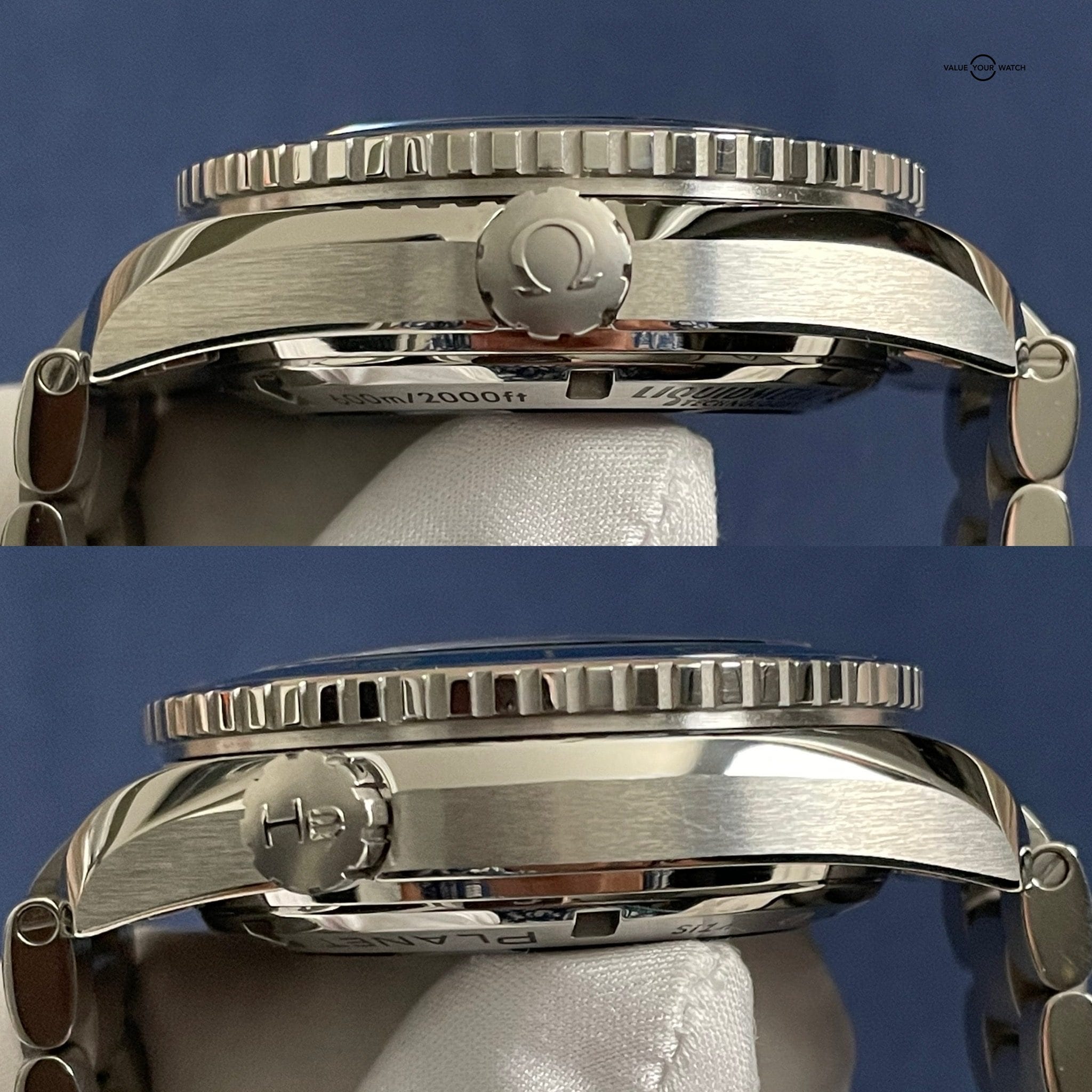 Omega Seamaster Planet Ocean 600M Blue Titanium 45.5mm – 232.90.46.21.03.001 – Box & Papers + Extra Strap! - Image 9