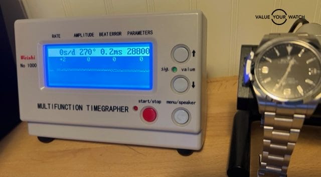 Rolex Explorer I 214270 39mm Mk1 dial. RSC serviced. Full set. - Image 7