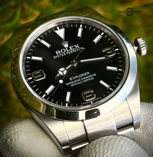 Rolex Explorer I 214270 39mm Mk1 dial. RSC serviced. Full set. - Image 5