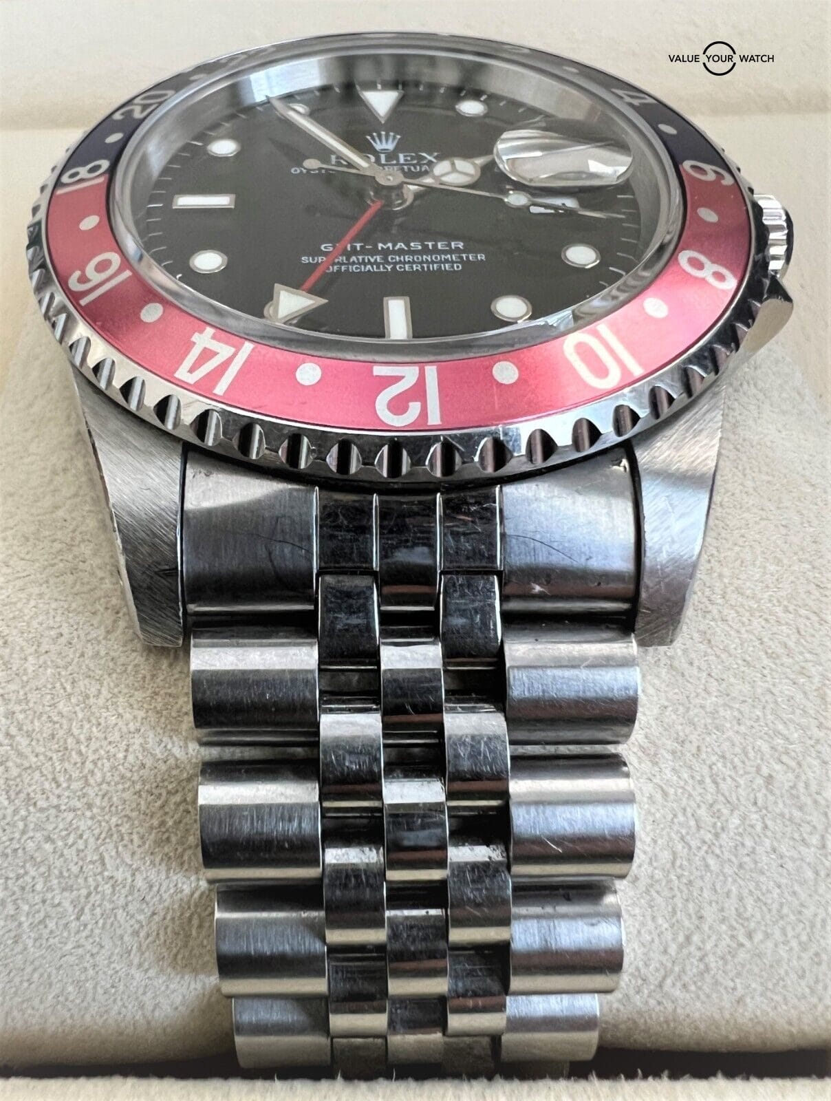 1996 Rolex GMT Master 16700 40mm PEPSI PATINA BOXES/PAPERS! - Image 5