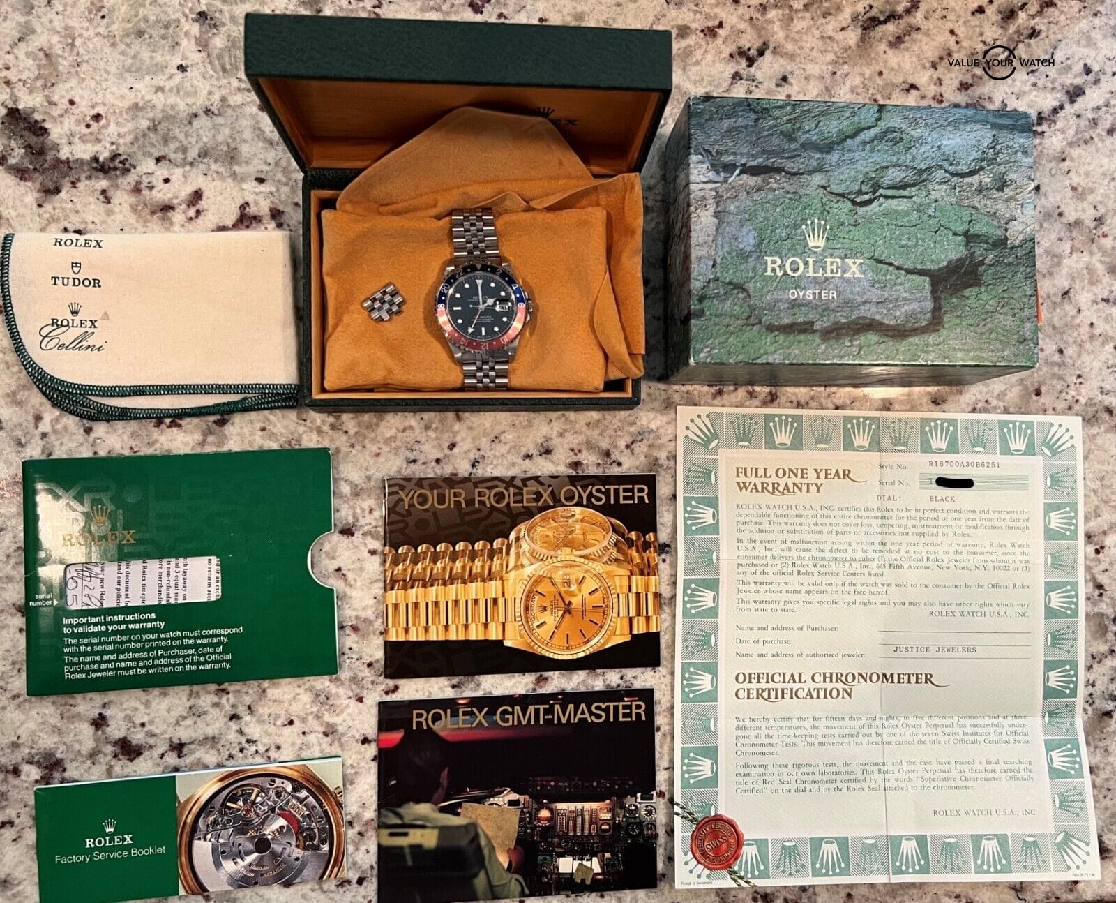 1996 Rolex GMT Master 16700 40mm PEPSI PATINA BOXES/PAPERS! - Image 12