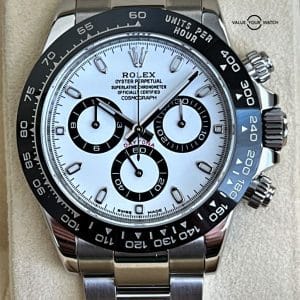 Rolex Daytona 116500LN Stainless Steel Ceramic Bezel White Dial “Panda”