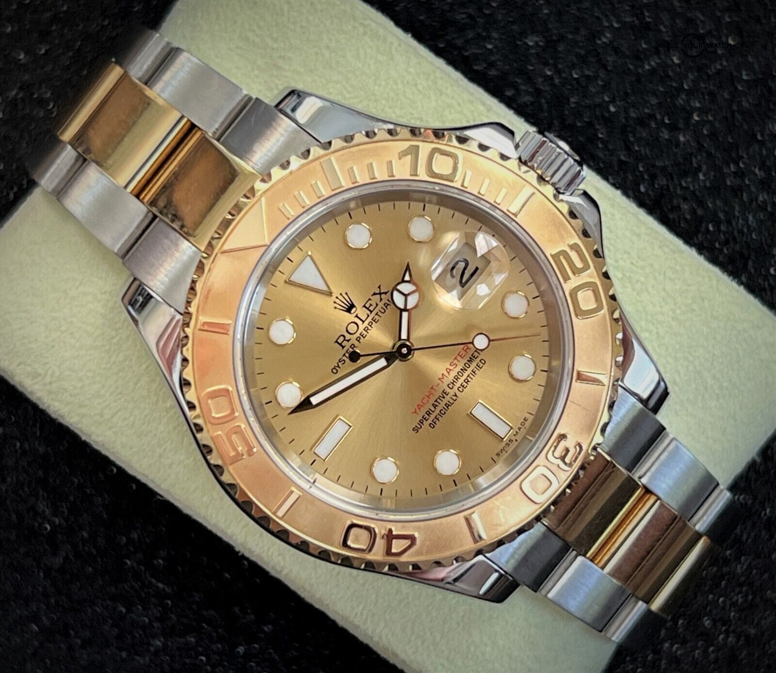 Rolex Yacht-Master 16623 Two Tone 18K Yellow Gold/SS 40mm BOXES/PAPERS!