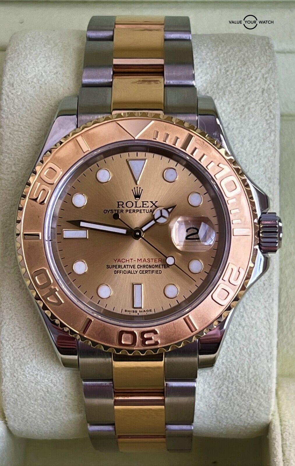 Rolex Yacht-Master 16623 Two Tone 18K Yellow Gold/SS 40mm BOXES/PAPERS! - Image 4