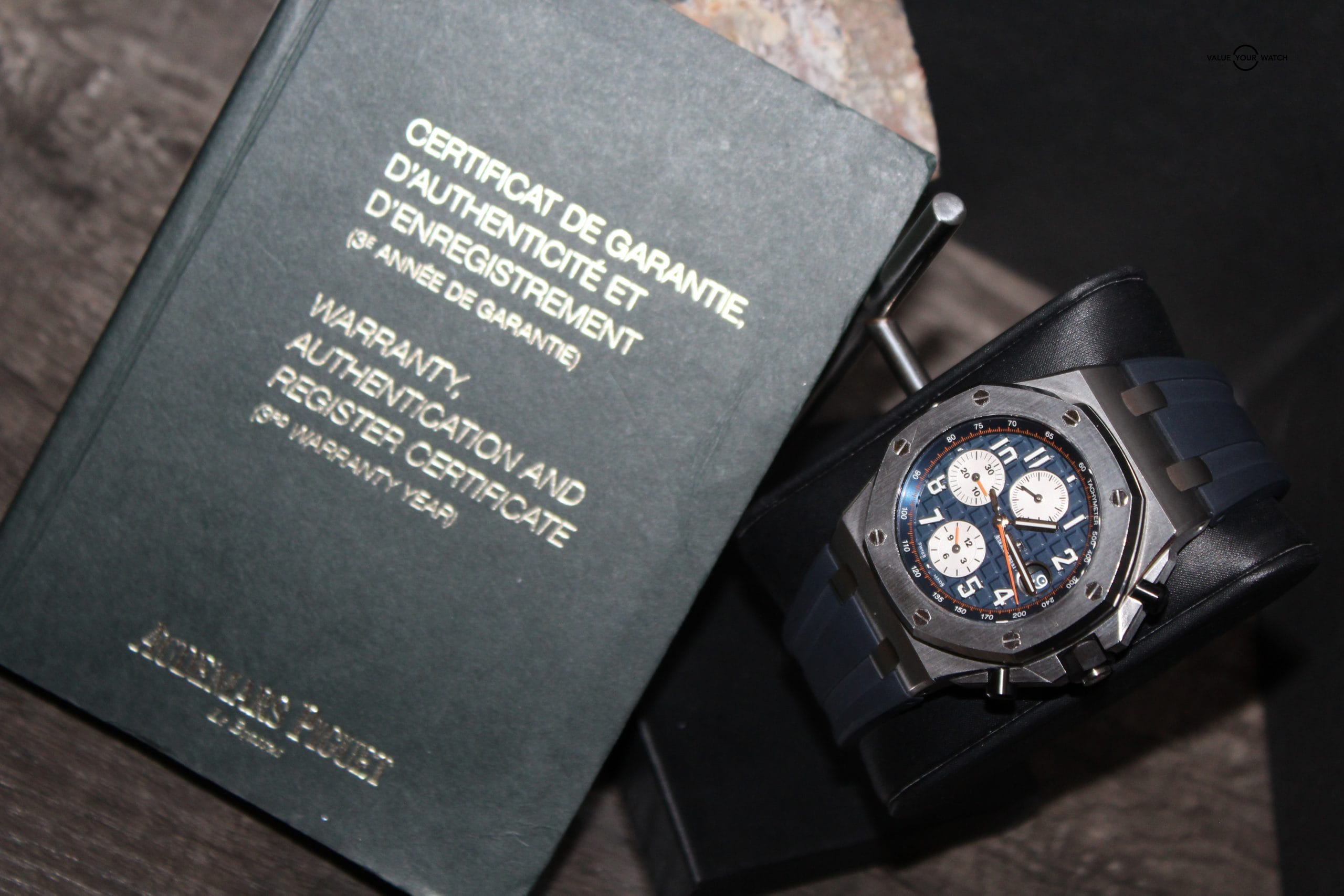 Audemars Piguet Royal Oak Offshore Stainless Steel Chronograph 42mm Royal Blue - Image 4