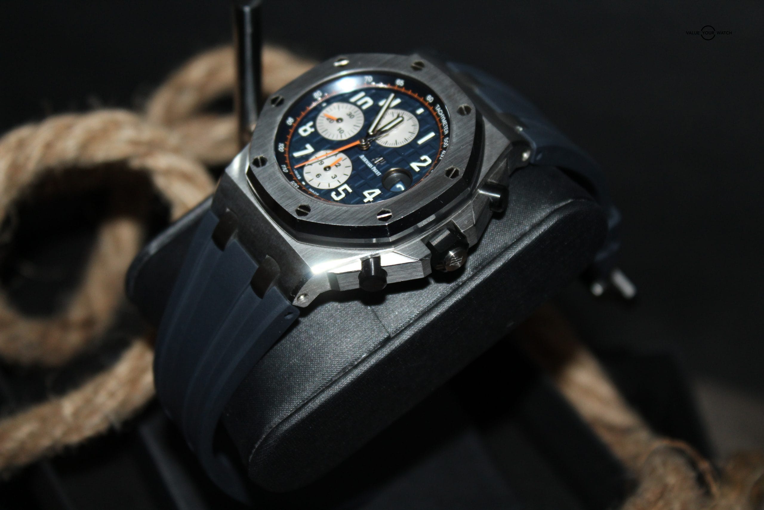 Audemars Piguet Royal Oak Offshore Stainless Steel Chronograph 42mm Royal Blue - Image 6