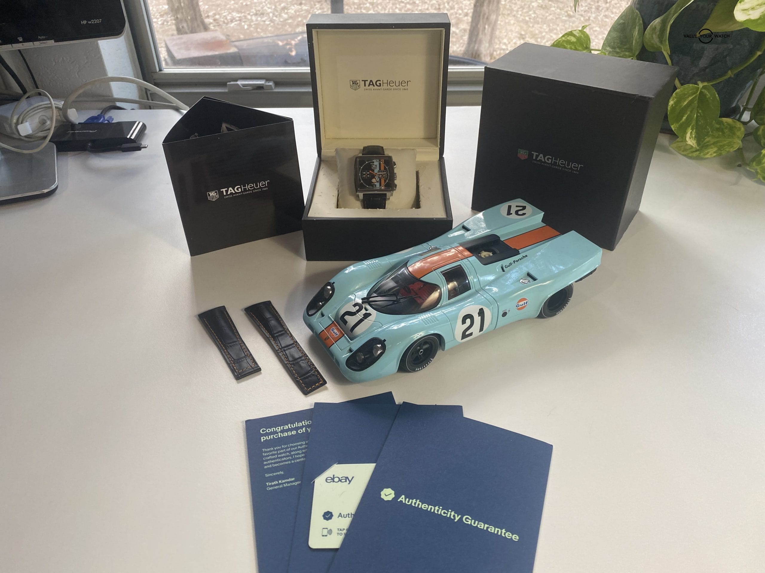 2007 Tag HEUER Monaco GULF CW211A Limited 4000 Edition Chronograph STUNNER - Image 2