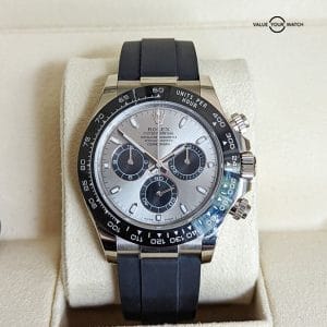 Rolex Daytona White Gold 116519ln Cosmograph Oysterflex Complete Chronograph