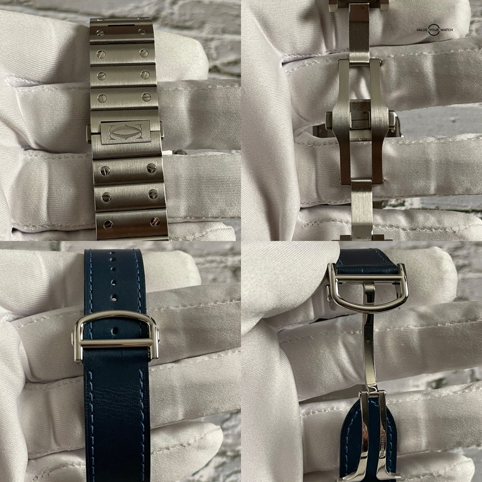 Cartier Santos De Cartier Blue Dial Large 40mm Automatic – WSSA0030 - Image 13