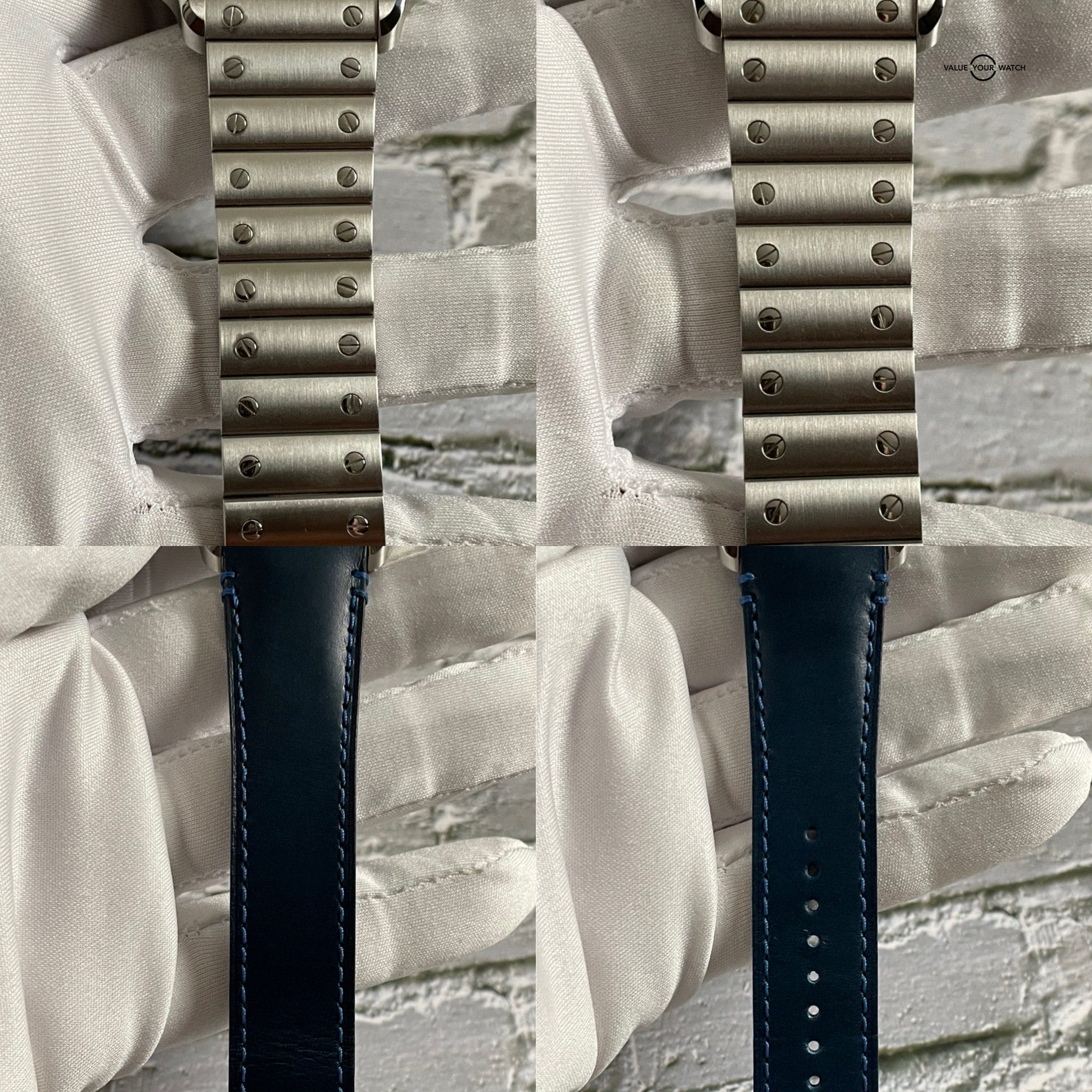 Cartier Santos De Cartier Blue Dial Large 40mm Automatic – WSSA0030 - Image 9