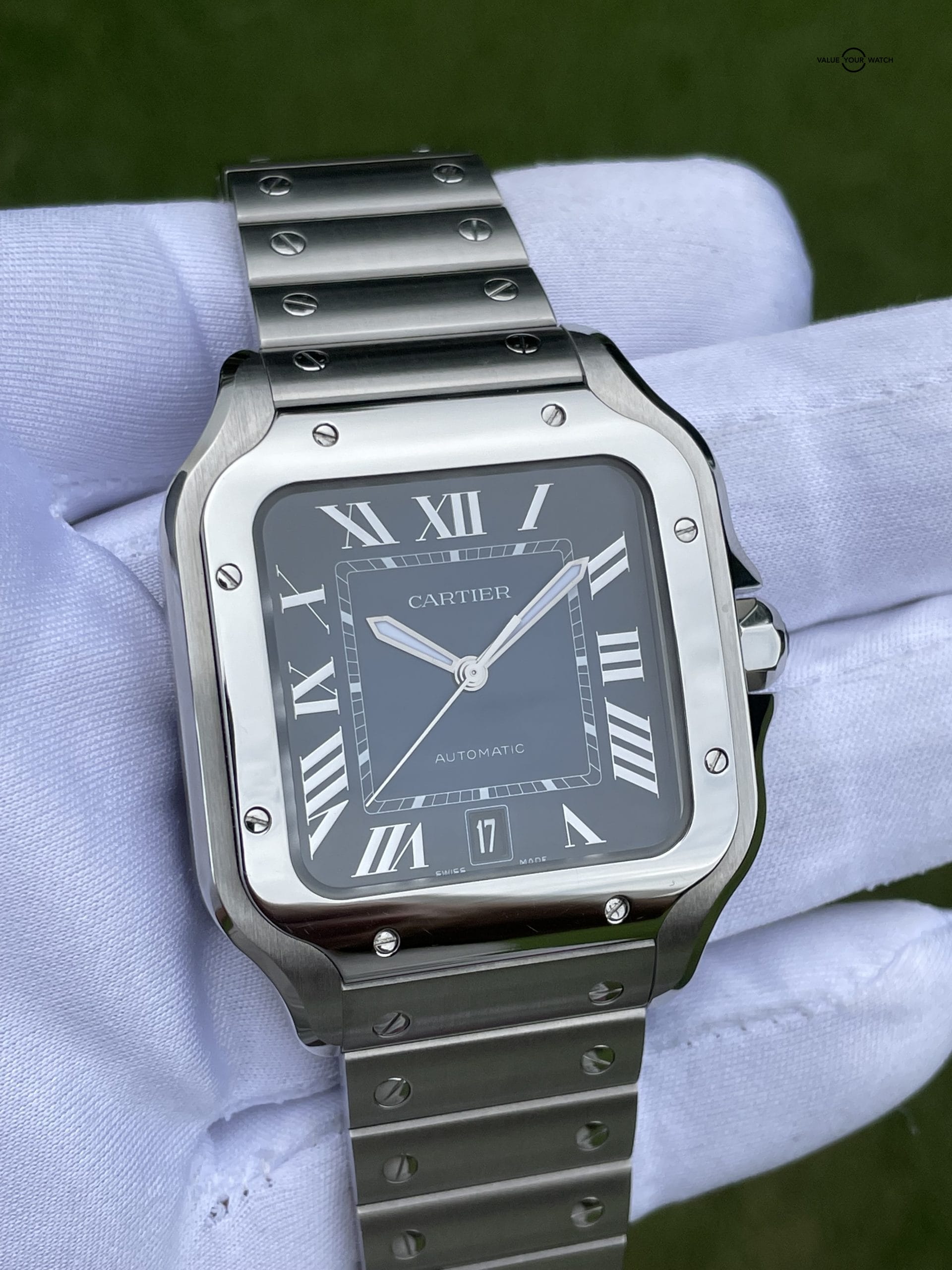 Cartier Santos De Cartier Blue Dial Large 40mm Automatic – WSSA0030