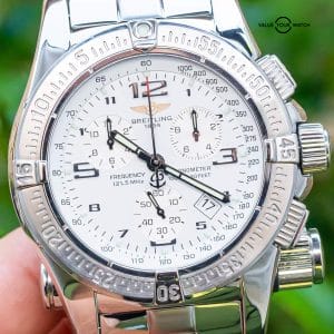 Breitling Emergency Mission Professional 45 WARRANTY SERVICED White Boxes A73321
