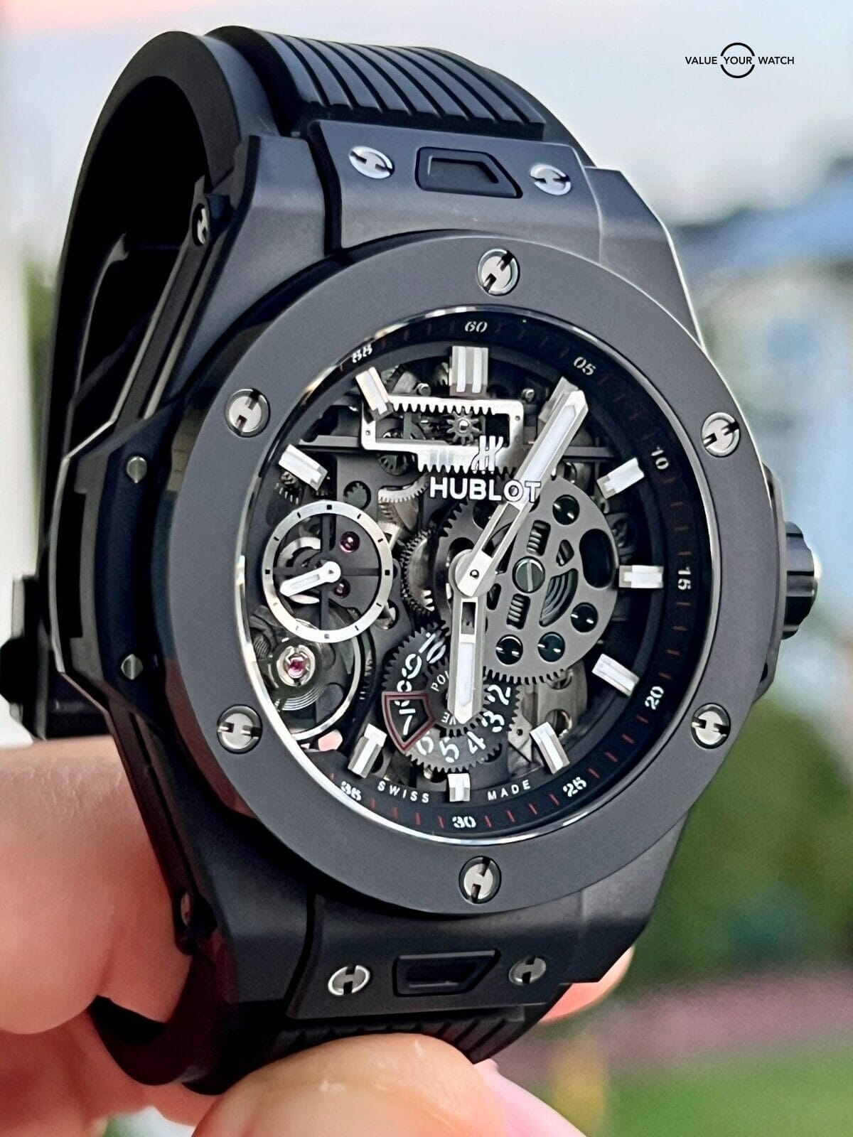 Hublot Big Bang Meca-10 Black Magic 45mm Full Ceramic - 2020 Excellent Full Set - Image 2