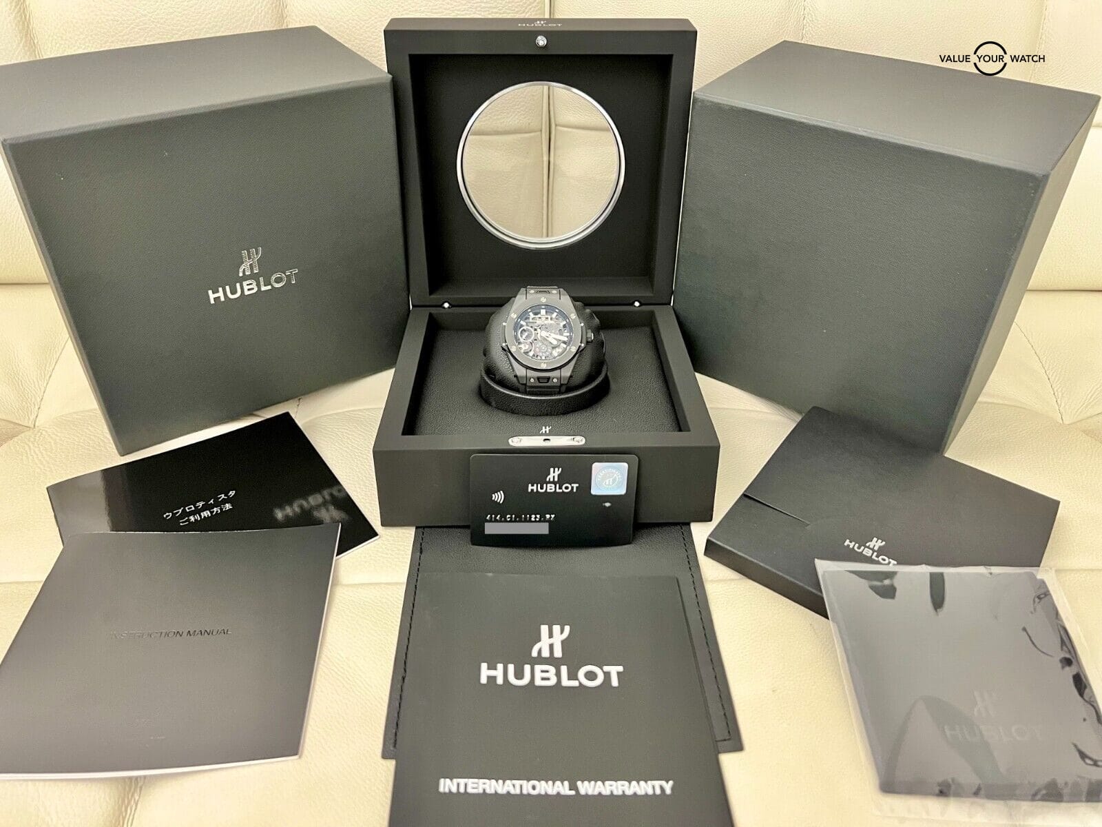 Hublot Big Bang Meca-10 Black Magic 45mm Full Ceramic - 2020 Excellent Full Set - Image 12