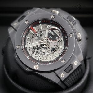 Hublot Big Bang Unico Black Magic 45mm Ceramic Full Set 411.CI.1170.RX $22k MSRP