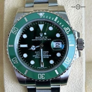 Rolex Submariner HULK 116610LV 40mm Green Dial BOXES/PAPERS/SERVICED!