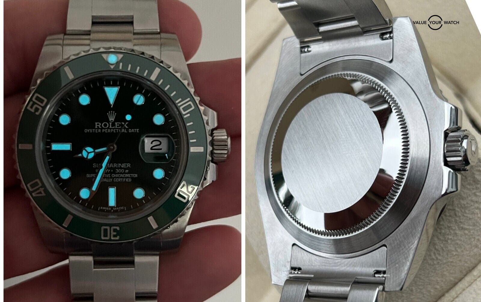 MINT 2020 Rolex Submariner Hulk 116610LV Green 40mm Ceramic Watch Box –  Collectors Huntington