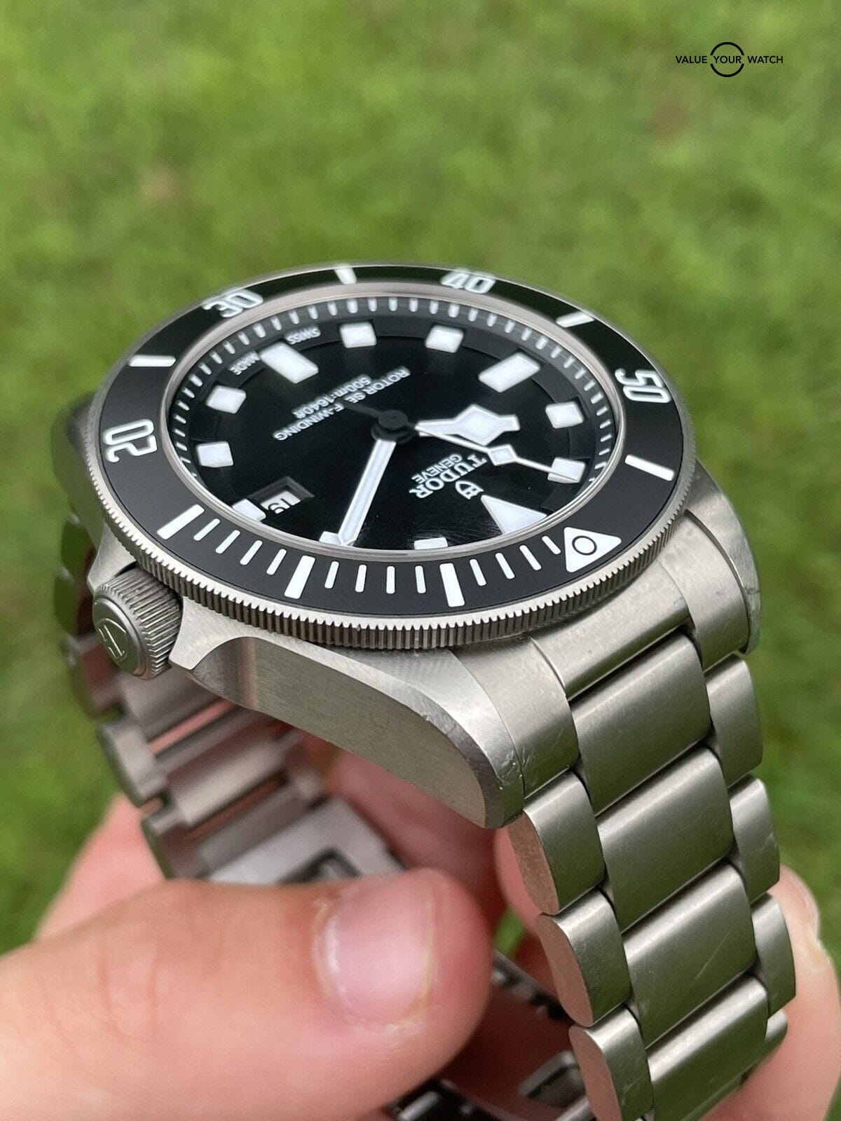TUDOR Pelagos Titanium Diver 25500TN Black 2-Liner Dial — Complete Set :  Value Your Watch