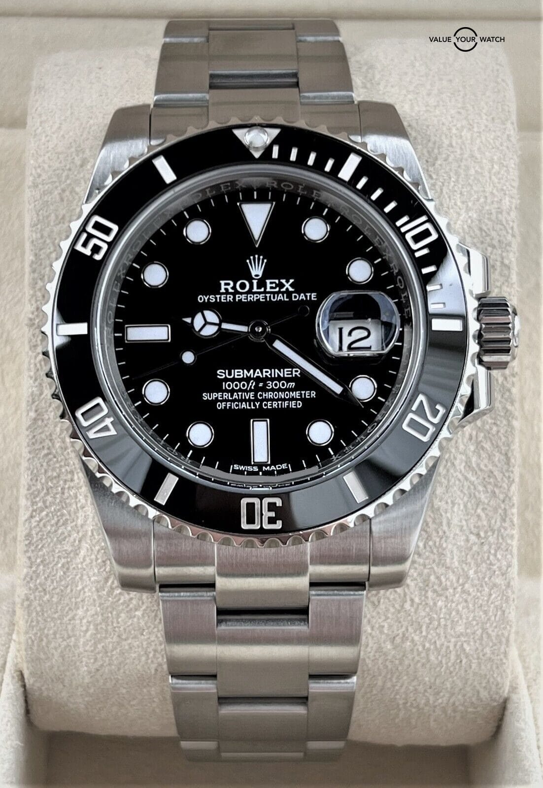 Rolex Submariner Date 116610 40mm Stainless Steel Black Dial Ceramic MINT