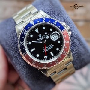 Rolex GMT Master 40mm Steel Pepsi Ceramic 16700 Original Box Service Papers