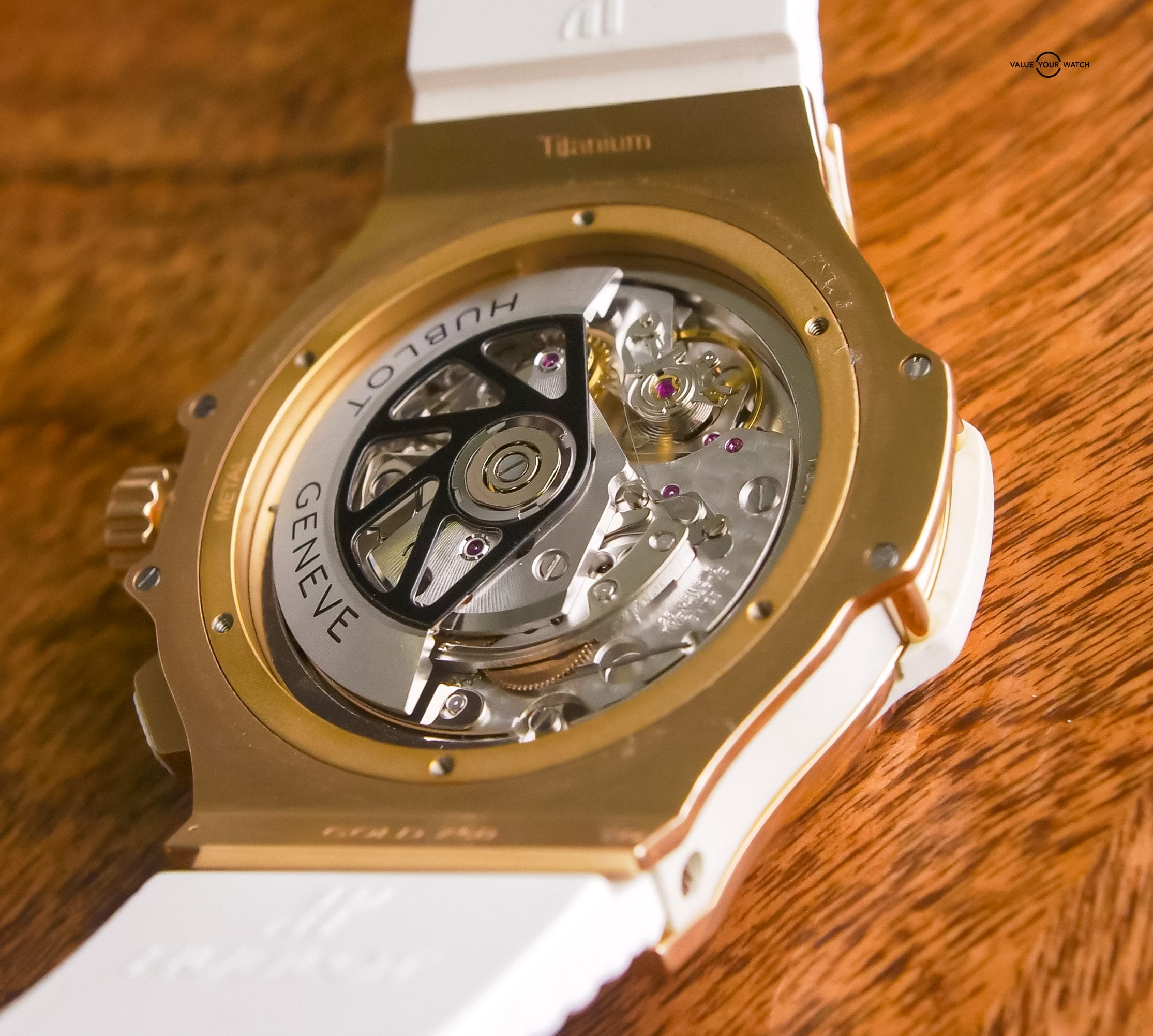 Hublot Big Bang Portocervo 18k Rose Gold Diamond White Dial 44MM $43K MSRP Rare - Image 6