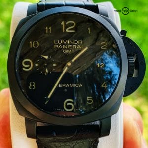 Panerai Luminor 441 1950 3 Days GMT Black Ceramic 44mm &#8211; Box and Papers