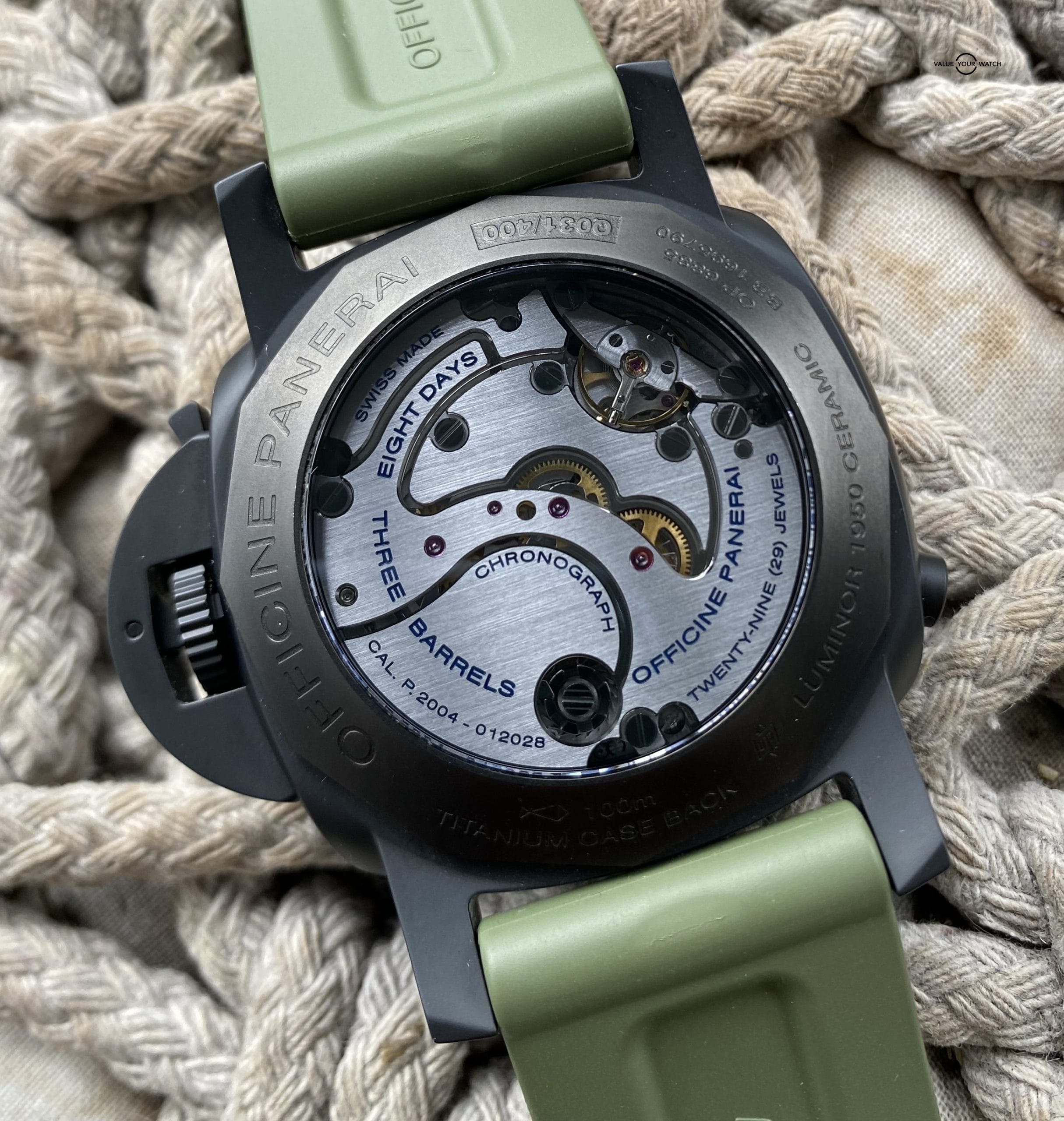 Panerai Luminor 1950 Chrono Monopulsante 8 Days GMT 44mm - Image 7