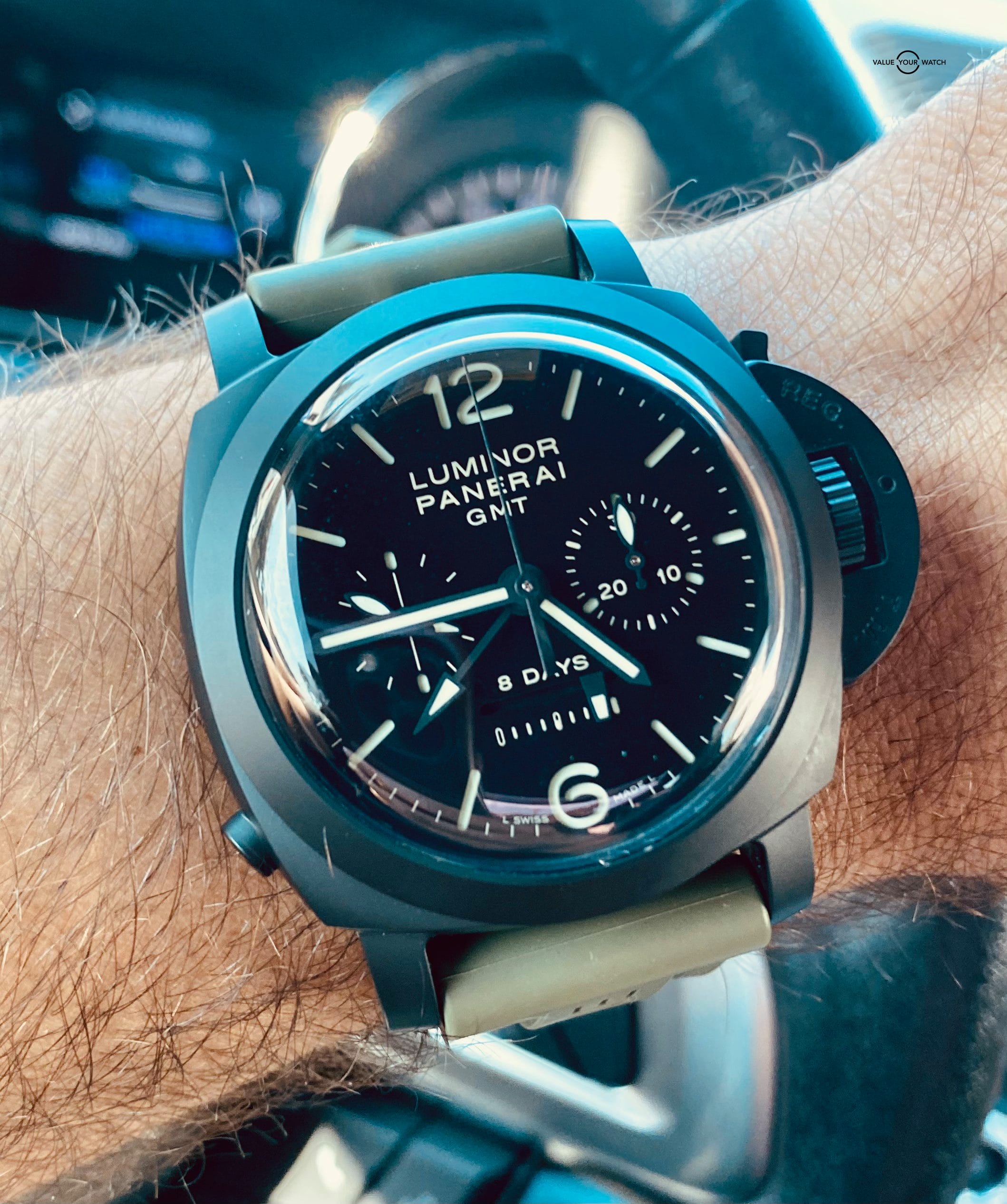 Panerai Luminor 1950 Chrono Monopulsante 8 Days GMT 44mm - Image 10