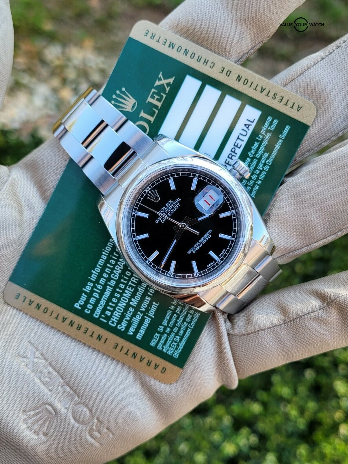 Rolex Datejust 36mm. Ref: 116200 Very Good Condition. 100