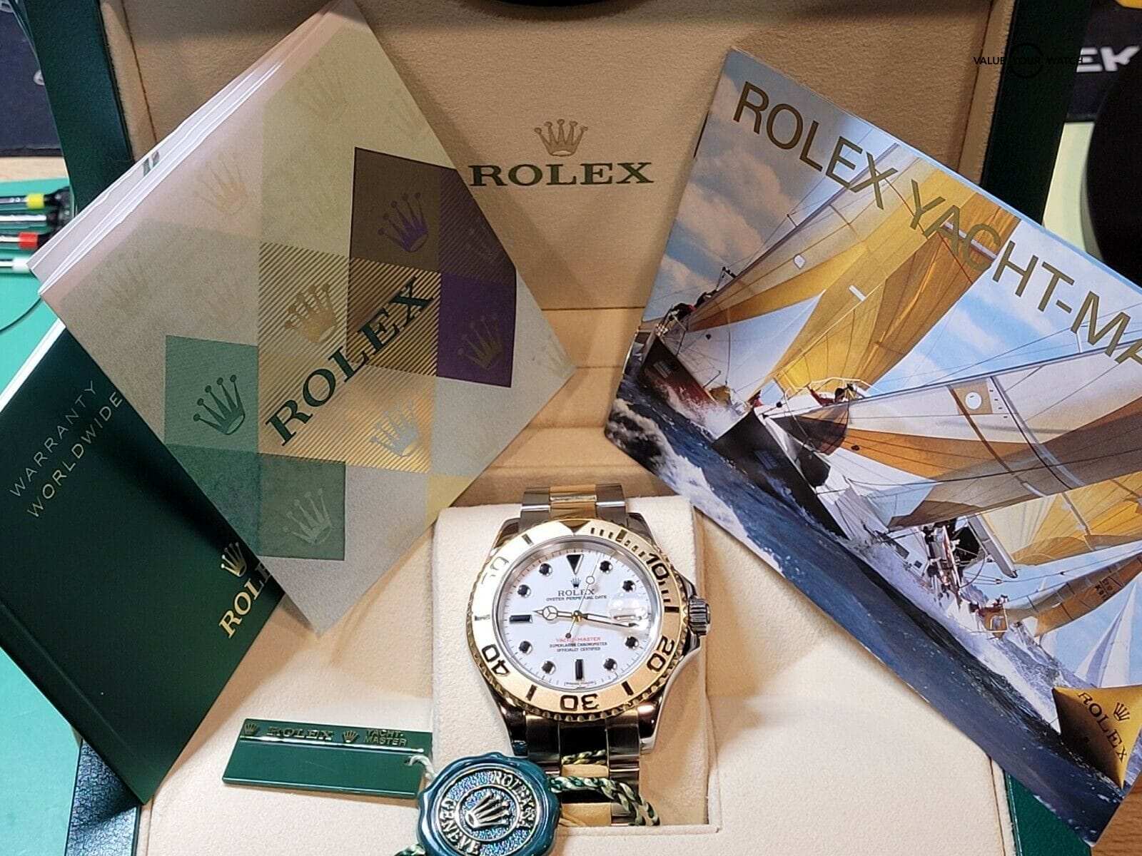 Rolex Yachtmaster 40mm.Excellent condition.Box and papers. 100 Authentic% - Image 5