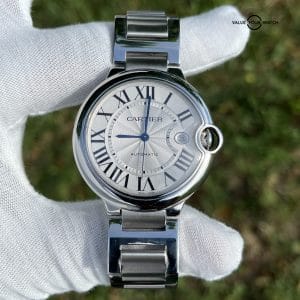 Cartier Ballon Bleu 42mm White dial Stainless steel