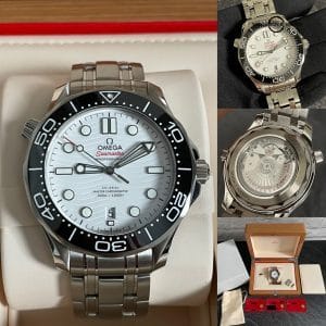 Omega Seamaster Diver 300M 42mm White – 2022 Box, Papers + 5 Year Warranty!
