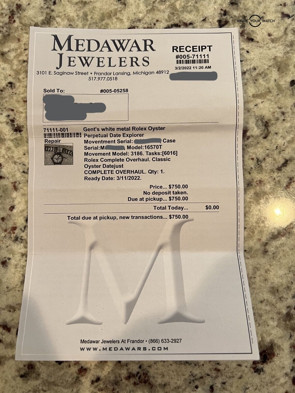 Rolex Explorer II 40mm 16570 Polar 3186 Movement Engraved Rehaut! - Image 10