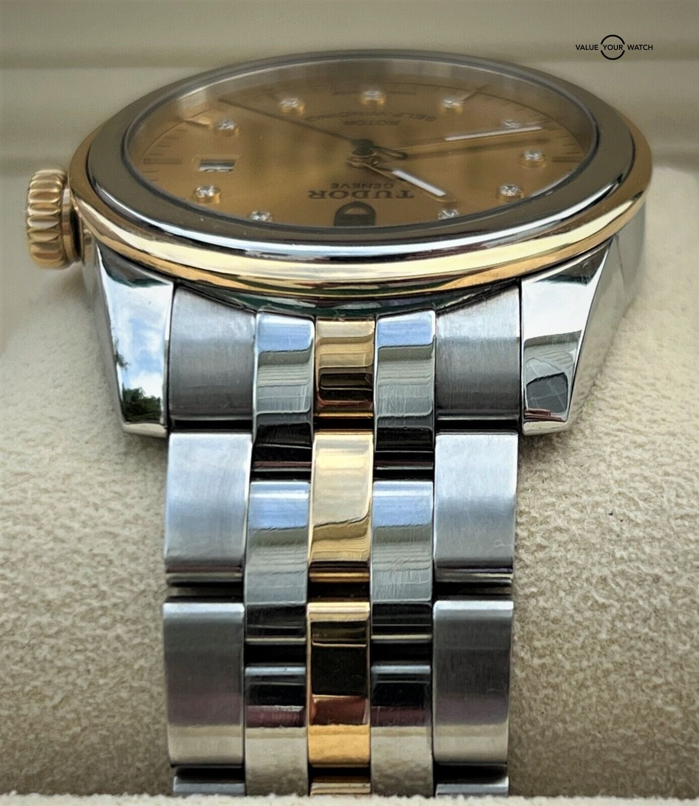 Tudor Glamour Day Date 39mm Gold Diamond Dial M56003-006! - Image 3