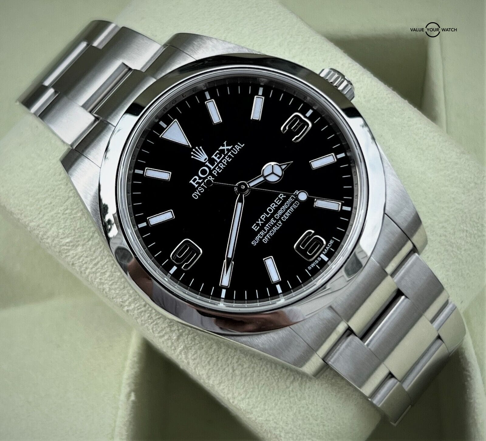 Rolex Explorer 214270 Black Dial 39mm Mark 1 2015 w/Card! - Image 6