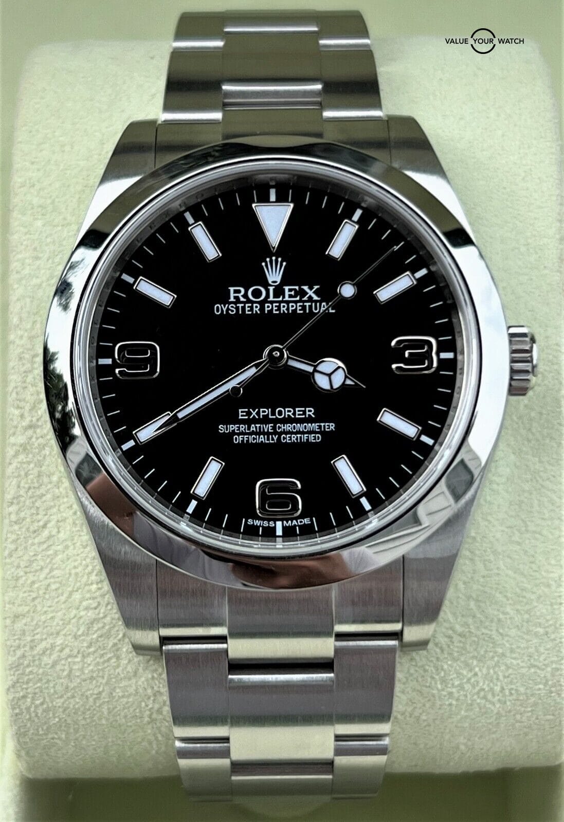 Rolex Explorer 214270 Black Dial 39mm Mark 1 2015 w/Card! - Image 11