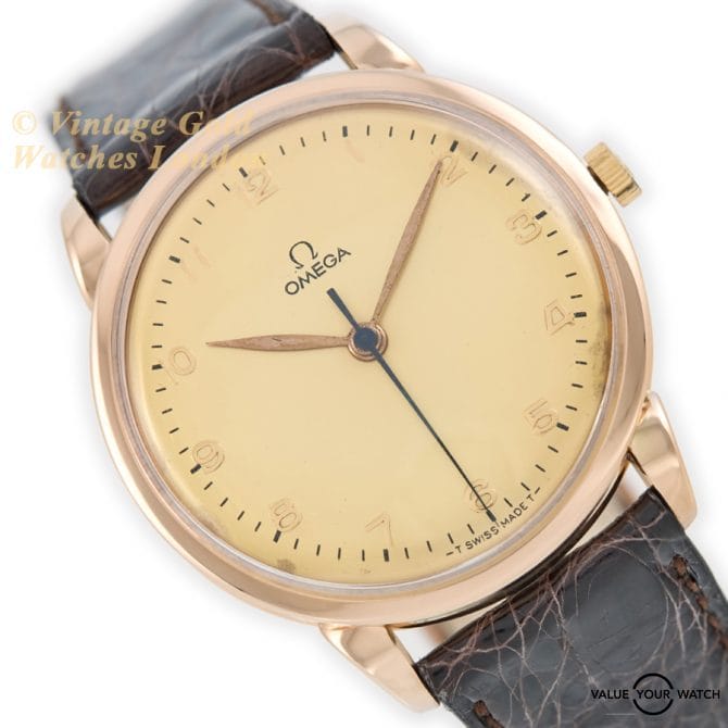 Omega Cal.285 18ct Pink Gold 1949 38mm