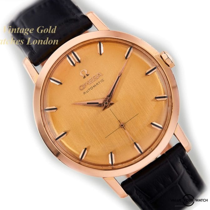 Omega Cal.491 Automatic 18ct Pink Gold 1958 36mm
