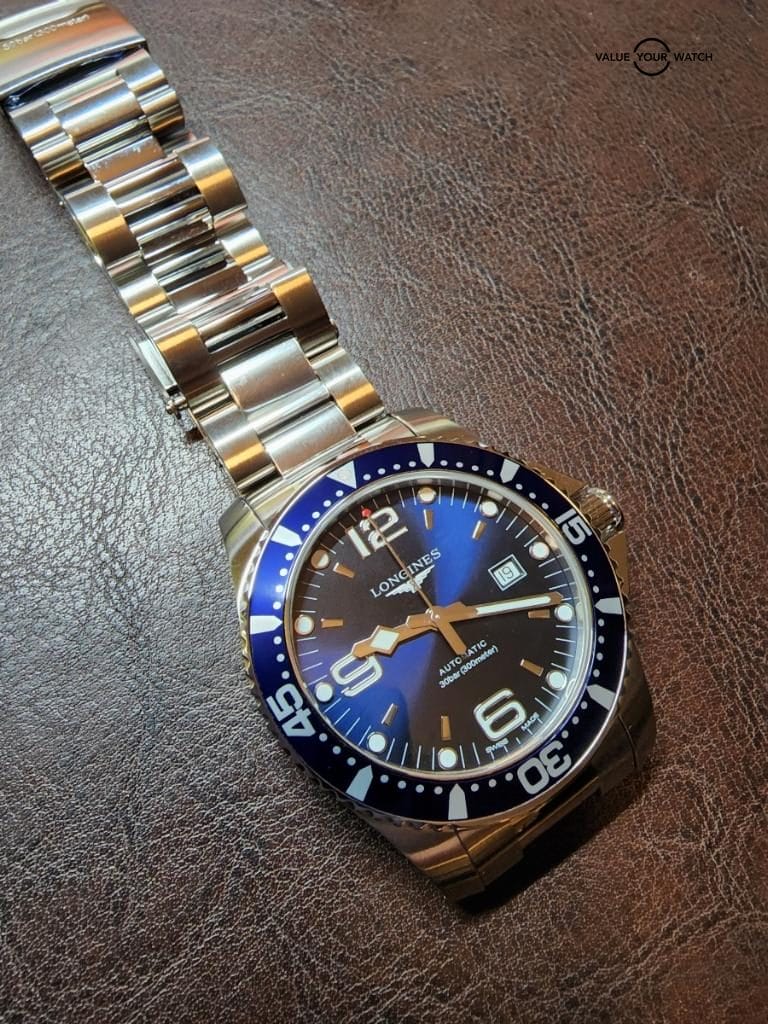 LONGINES Hydro Conquest Automatic Blue Dial 44 mm L3.841.4.96.6 Mint Full-Set - Image 10