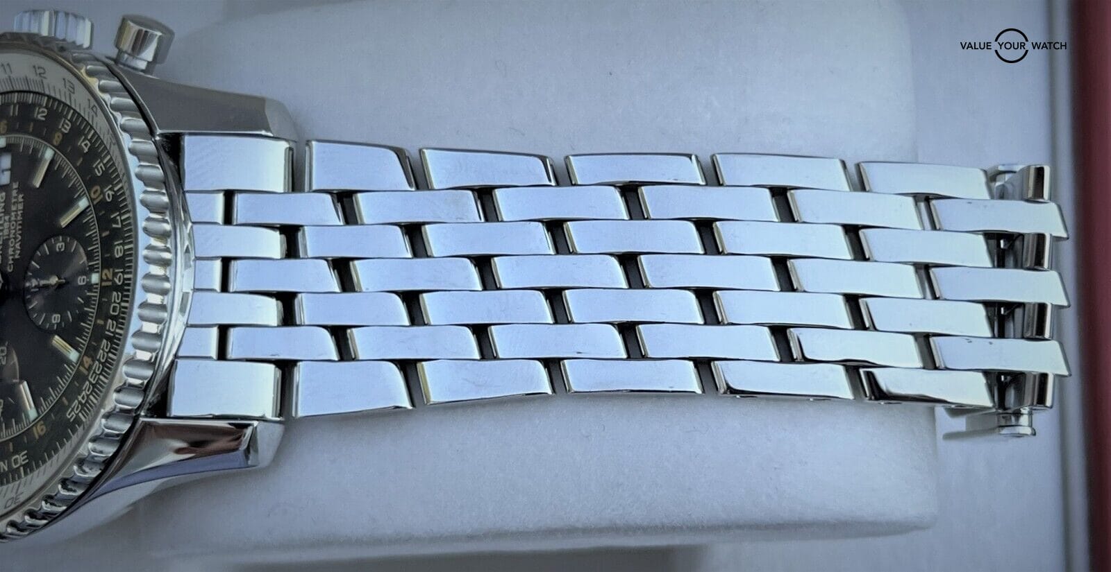 Breitling Navitimer World GMT 46mm Blue Dial Chronograph A24322 BOXES/PAPERS! - Image 2