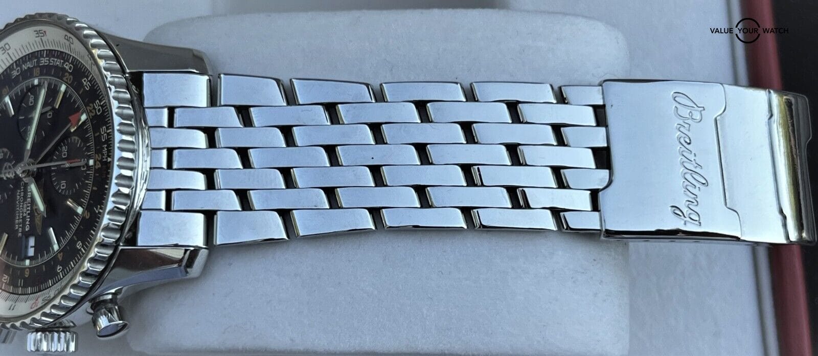 Breitling Navitimer World GMT 46mm Blue Dial Chronograph A24322 BOXES/PAPERS! - Image 12