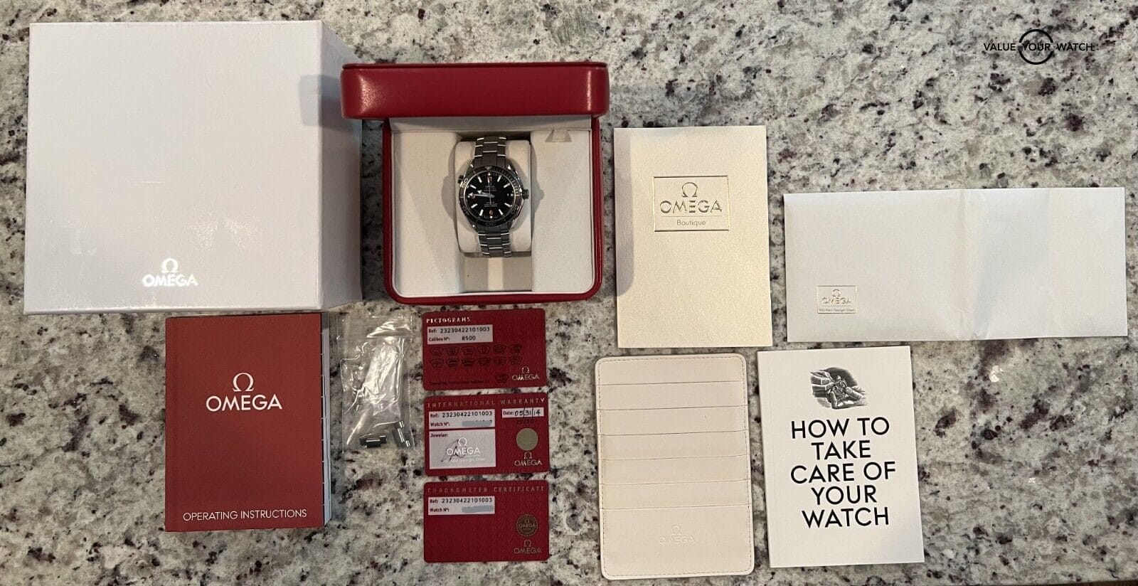 Omega Seamaster Planet Ocean 42mm Co-Axial 600m BOXES/PAPERS/SERVICED! - Image 8