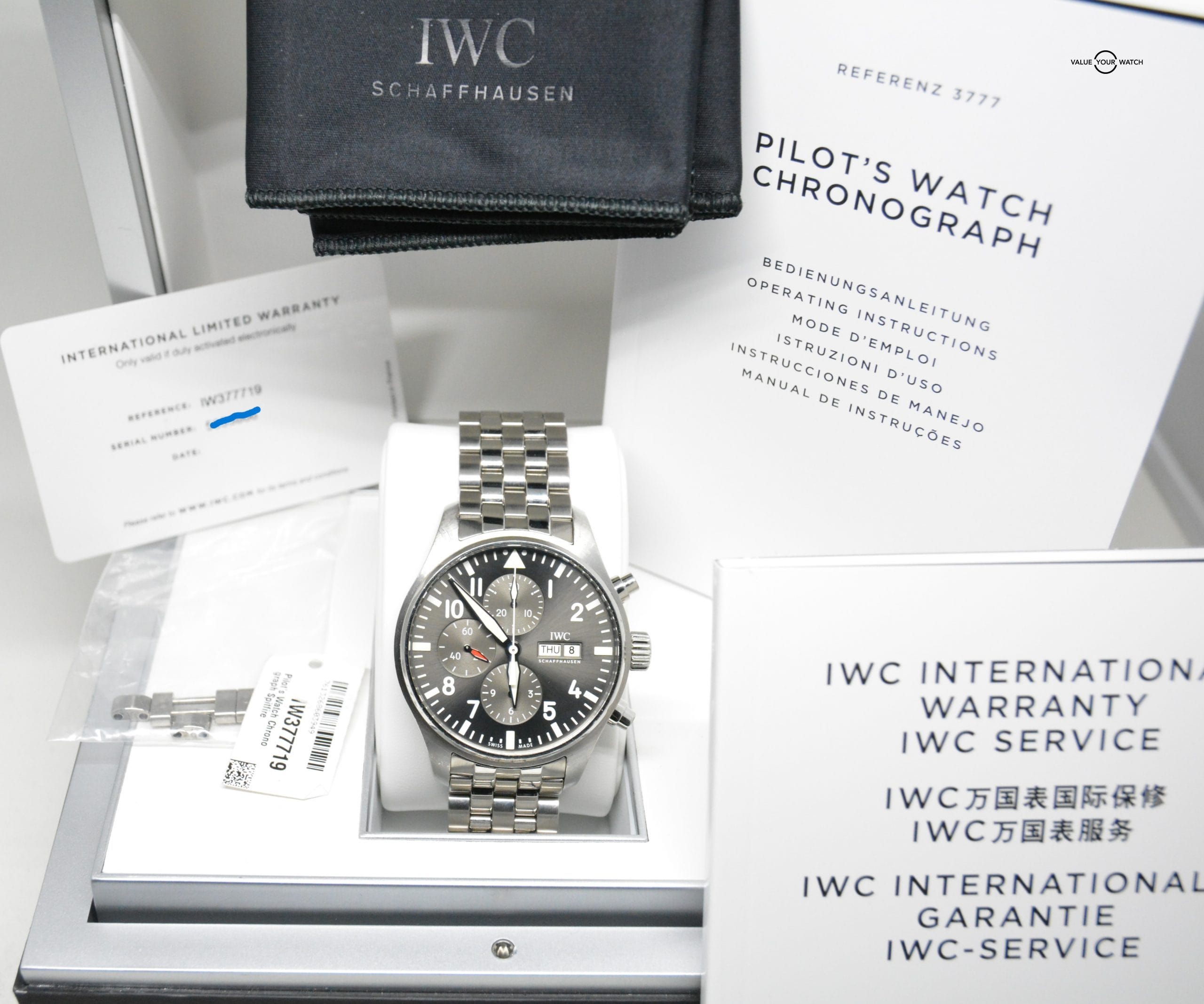 IWC Pilot Spitfire Chronograph - Image 10